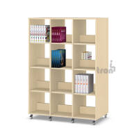 Regał biblioteczny - mobilny RM 1600x1200x600