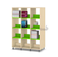 Regał biblioteczny - mobilny RM 1600x1200x600